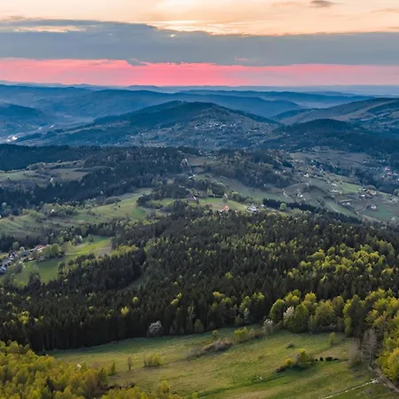 Widokowka Kudlacze Z Jacuzzi אכסניה Pcim