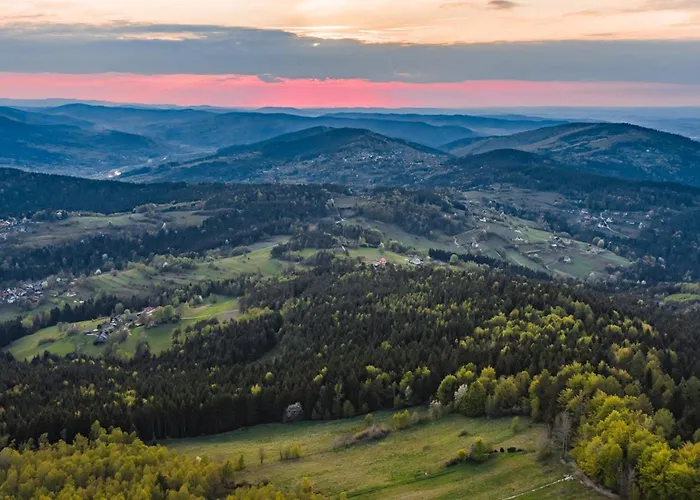 Widokowka Kudlacze Z Jacuzzi אכסניה Pcim